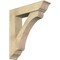 Ekena Millwork Legacy Traditional Rough Sawn Bracket w/ Offset Brace, Douglas Fir, 8"W x 34"D x 38"H BKT0806X34X38LEC01RDF - alternate 1
